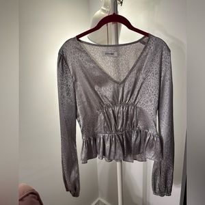 Silver blouse